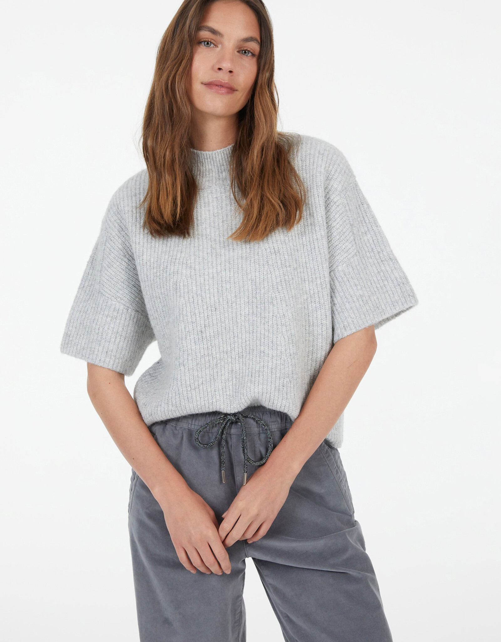 Marc Aurel Pullover Turtle Hals K-Mouw Grijs