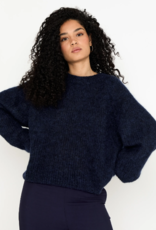 Bellamy Pullover Medea R-Hals Mohair Navy