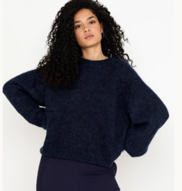 Bellamy Pullover Medea R-Hals Mohair Navy