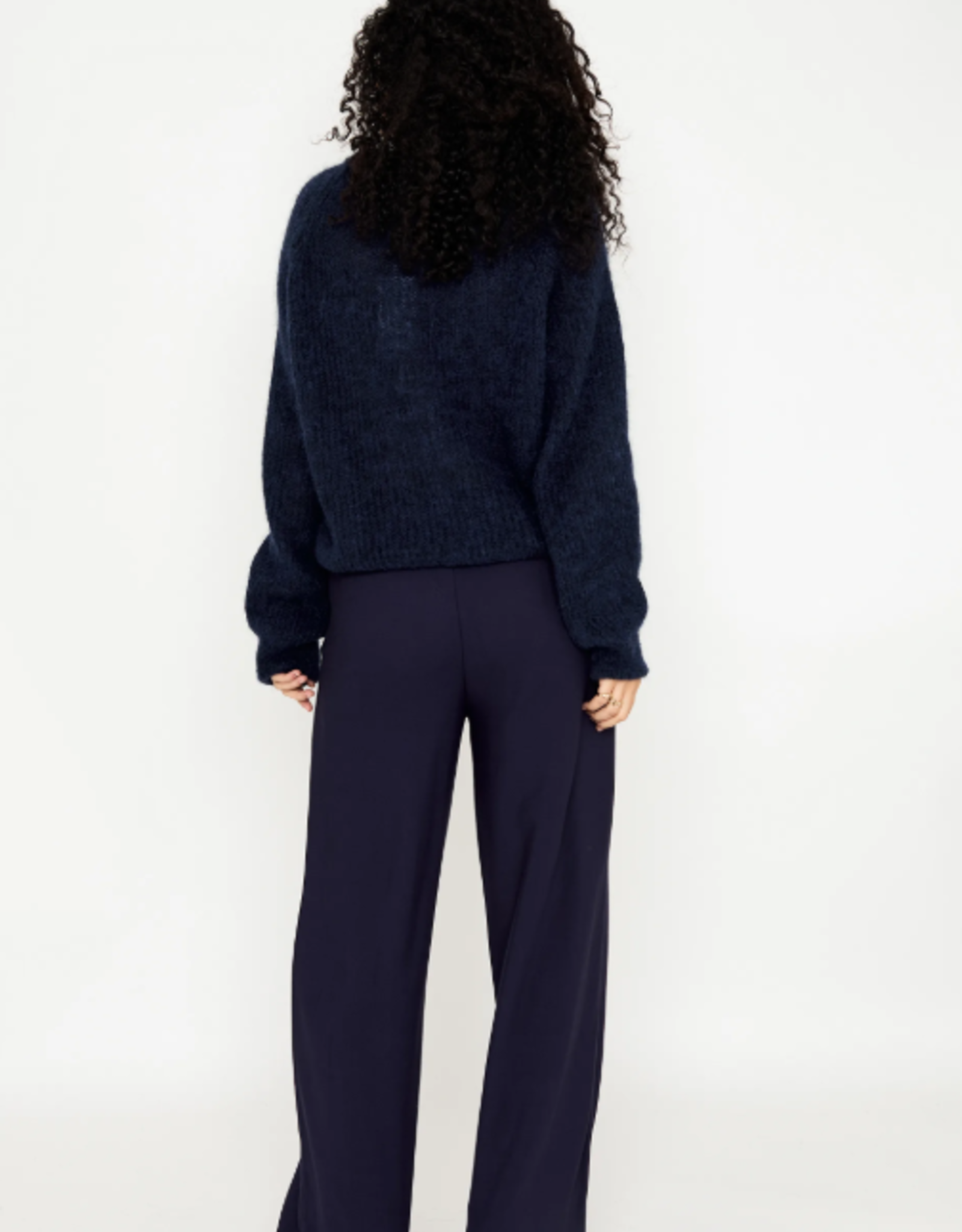 Bellamy Pullover Medea R-Hals Mohair Navy