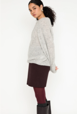 Bellamy Pullover Medea R-Hals Mohair Grey Sand
