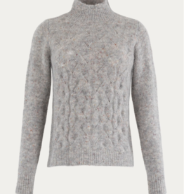 Bellamy Pullover Thebe Ajour Kabel L Old Pink