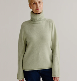 Josephine &CO Pullover Loena Grote Col Ajour Op Mouw Mint