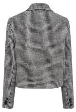 Marc Aurel Blazer Kort Birdseye Zwart Wit