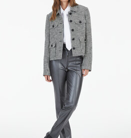Marc Aurel Blazer Kort Birdseye Zwart Wit