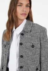 Marc Aurel Blazer Kort Birdseye Zwart Wit