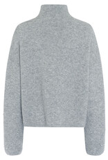 Marc Aurel Pullover Kol Pareltjes Grijs