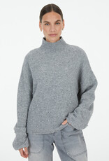 Marc Aurel Pullover Kol Pareltjes Grijs