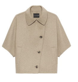 Studio AR Avy Wollen Poncho D Beige