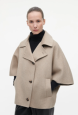 Studio AR Avy Wollen Poncho D Beige