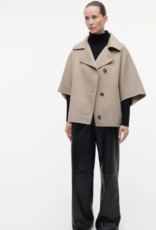 Studio AR Avy Wollen Poncho D Beige