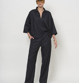 LaSalle Pantalon Wide Leg Navy