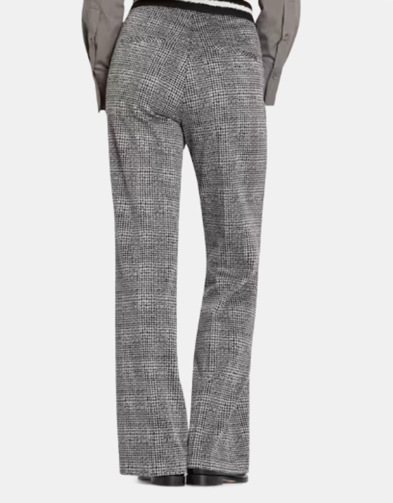 Cambio Pantalon Ava Ruit Zwart/Wit