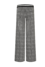 Cambio Pantalon Ava Ruit Zwart/Wit