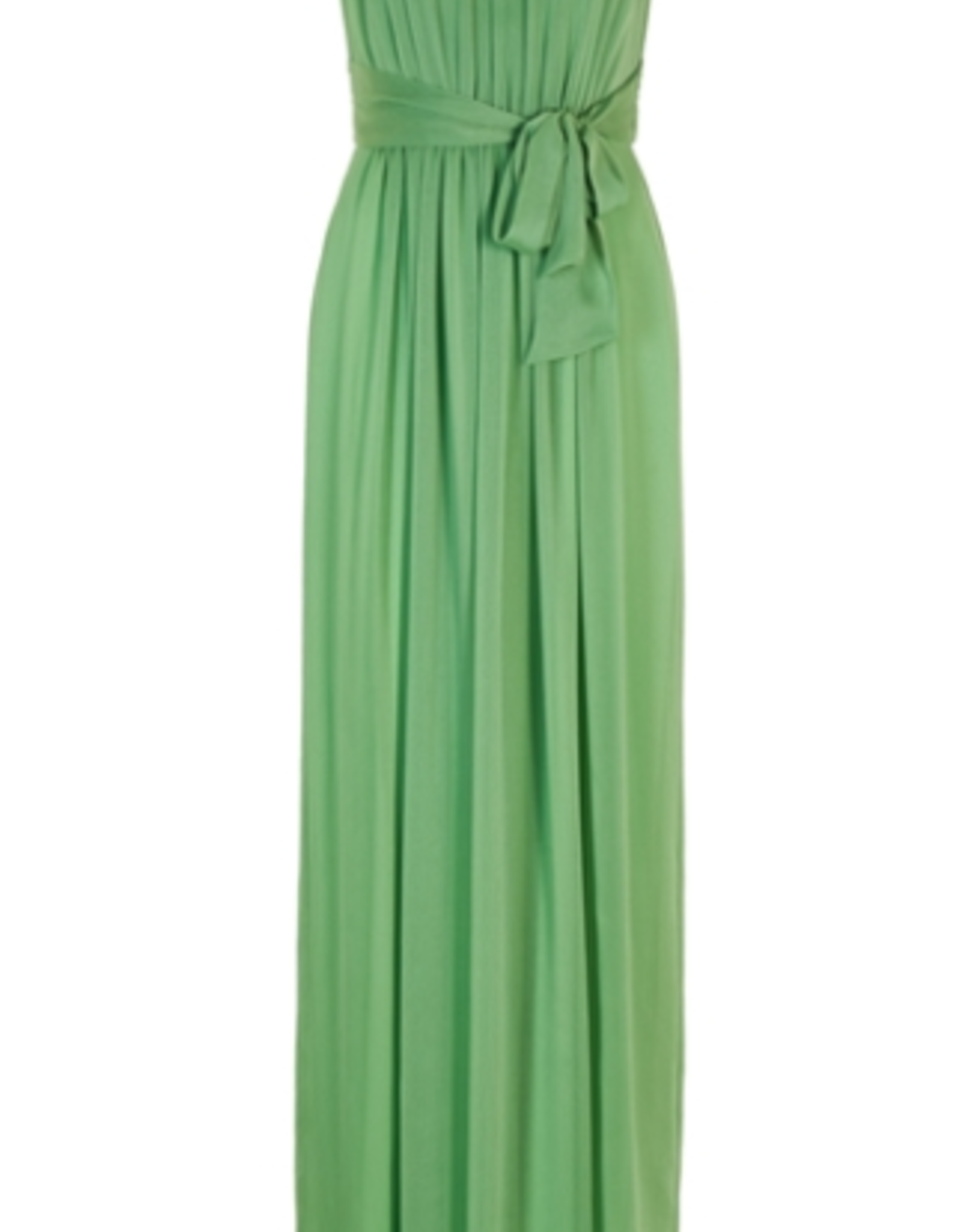 Swing Lange Jurk Crinkle Chiffon Apple Green
