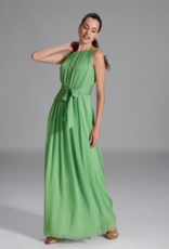 Swing Lange Jurk Crinkle Chiffon Apple Green