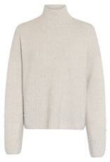 Marc Aurel Pullover Kol Parels Beige