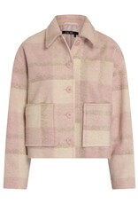 Marc Aurel Jasje Kort Ruit Rose/Beige/Grijs