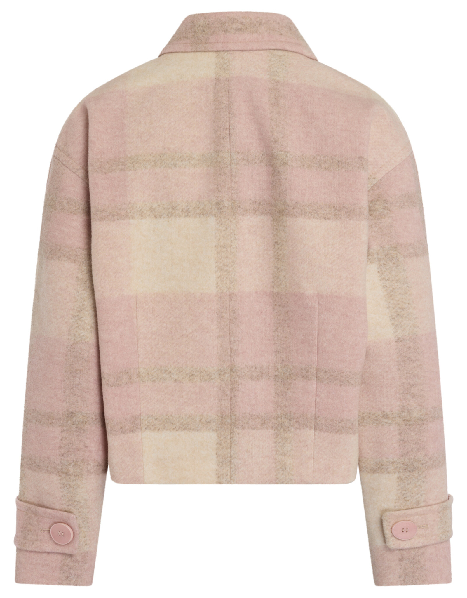 Marc Aurel Jasje Kort Ruit Rose/Beige/Grijs