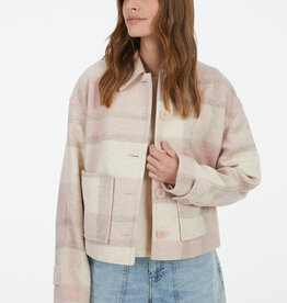 Marc Aurel Jasje Kort Ruit Rose/Beige/Grijs
