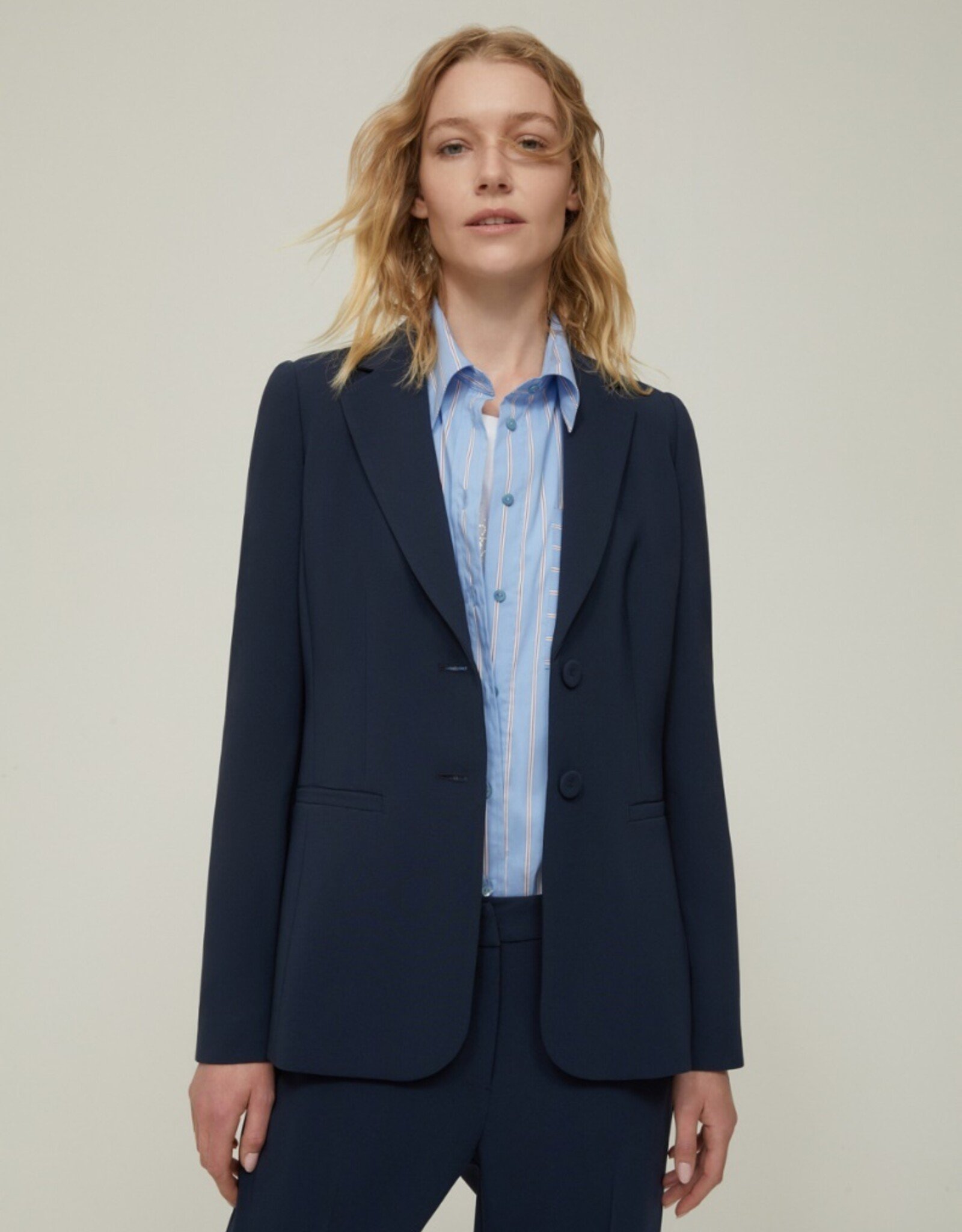 PENNYBLACK Blazer Intinto Rafia Blauw