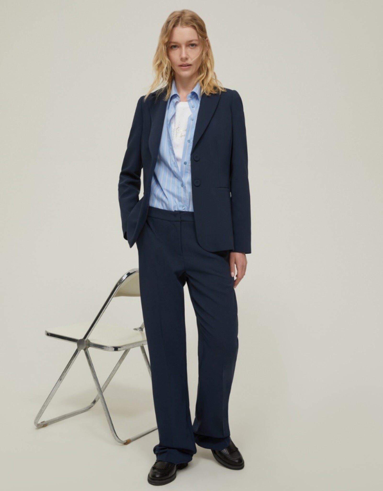 PENNYBLACK Blazer Intinto Rafia Blauw