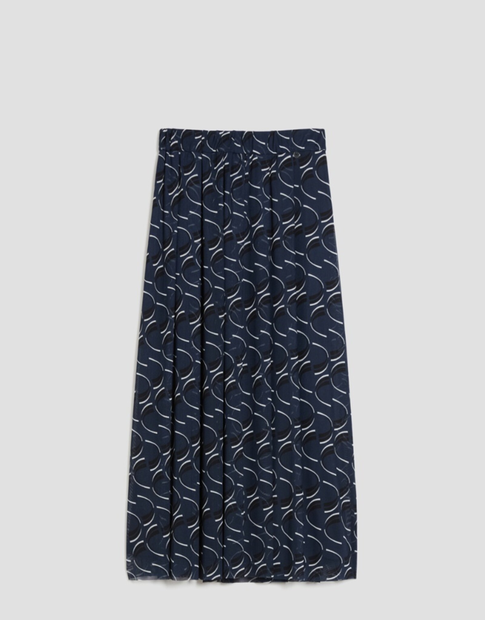 PENNYBLACK Plissee Rok Rafia Blauw
