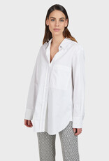 Marc Aurel Blouse Met Bies Wit