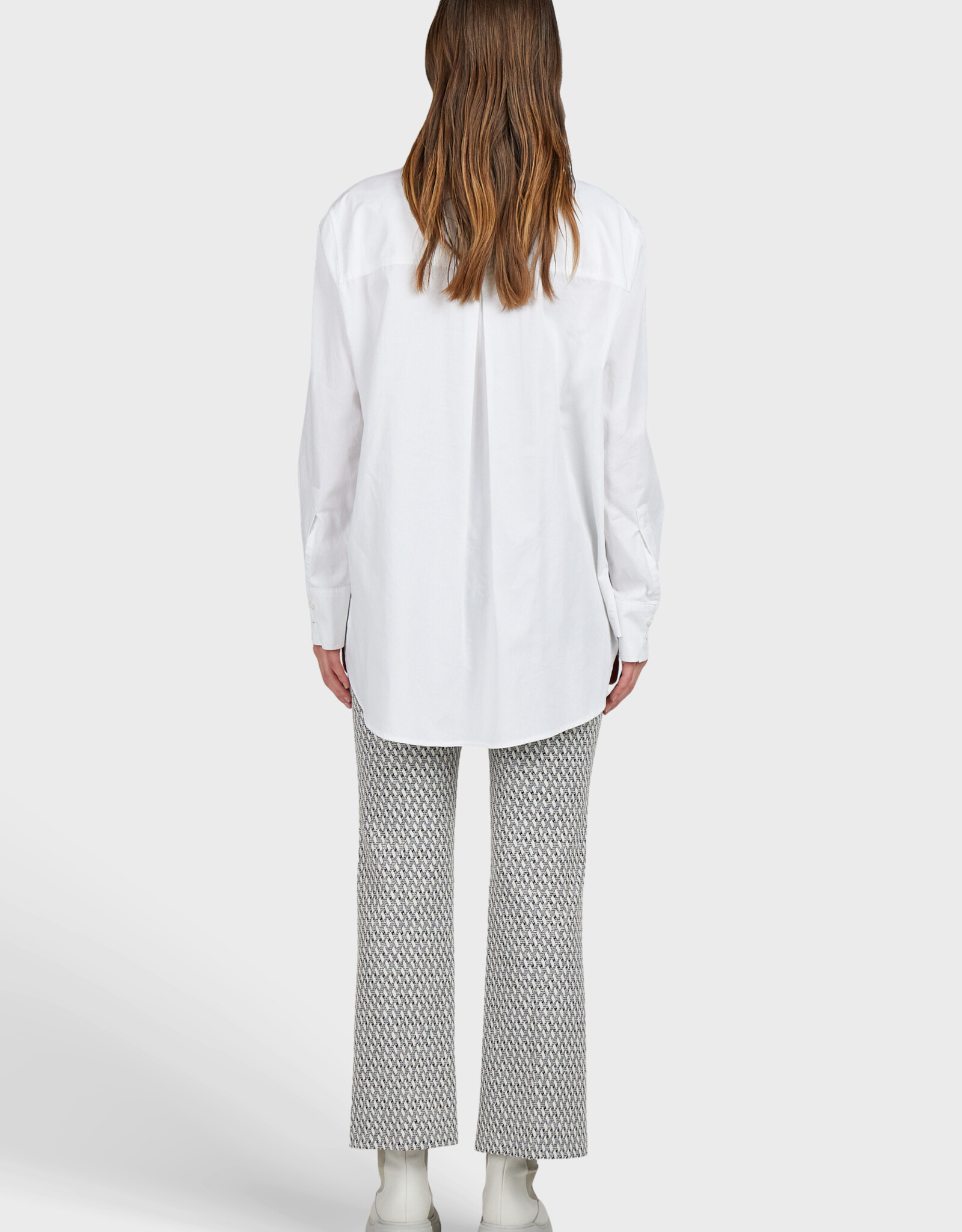Marc Aurel Blouse Met Bies Wit