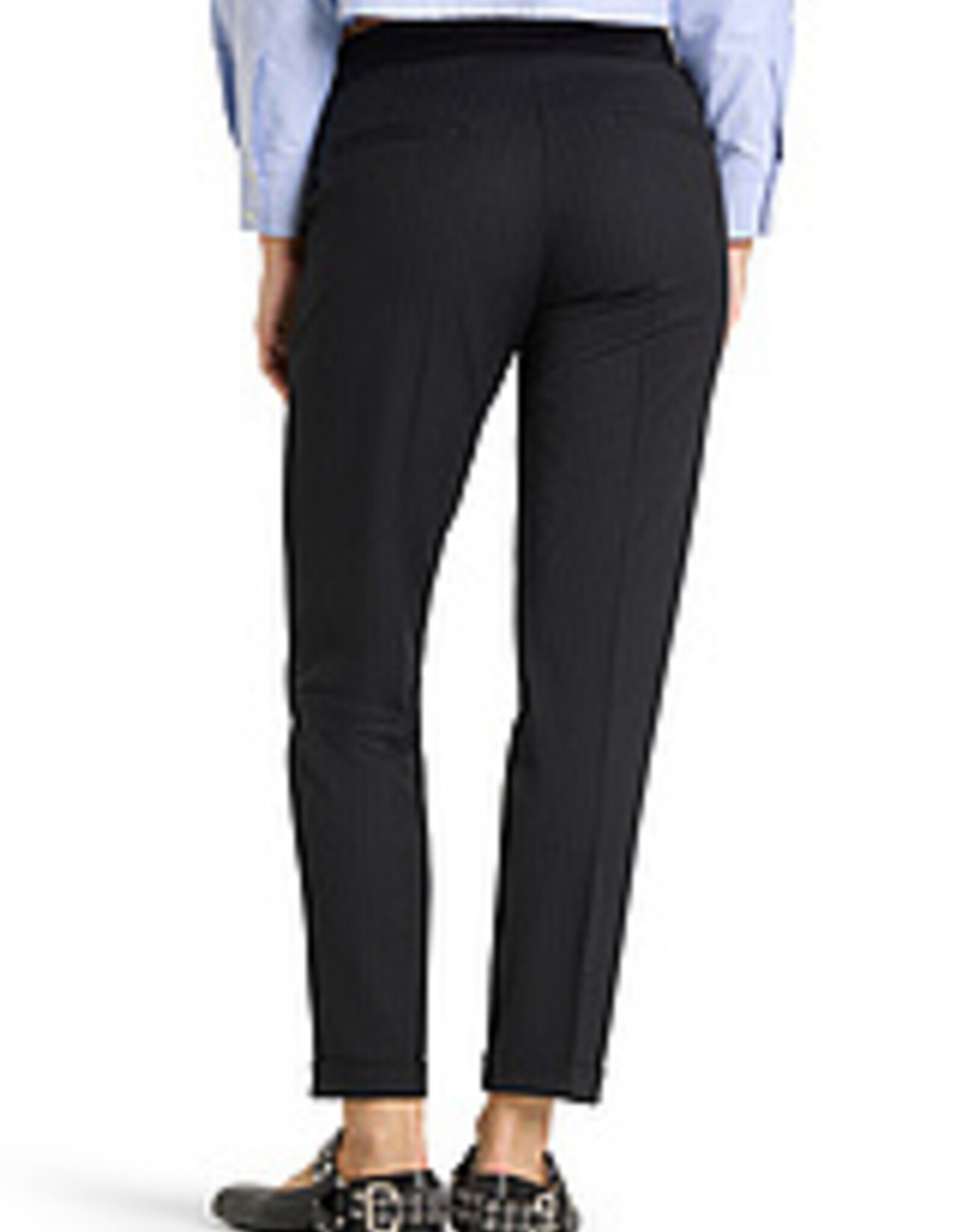 Cambio Pantalon Kim Pin Stripe Deep Midnight Blue