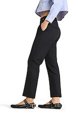 Cambio Pantalon Kim Pin Stripe Deep Midnight Blue