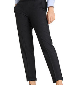 Cambio Pantalon Kim Pin Stripe Deep Midnight Blue