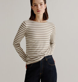 Josephine &CO Aline Stripe Shirt Moss Green