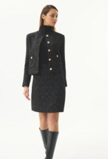 Leo&Ugo JasjeTweed Goude Knopen Zwart