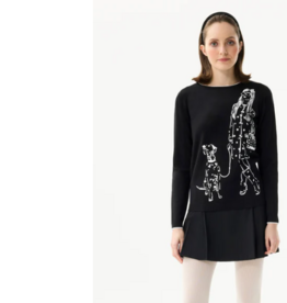 Leo&Ugo Shirt Black Femme Chien