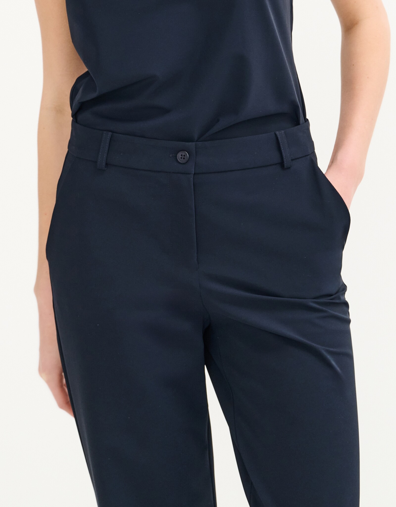 JapanTKY Pantalon Daryo Donker Blauw