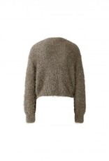 Oui Vest  Kort Smokey Taupe