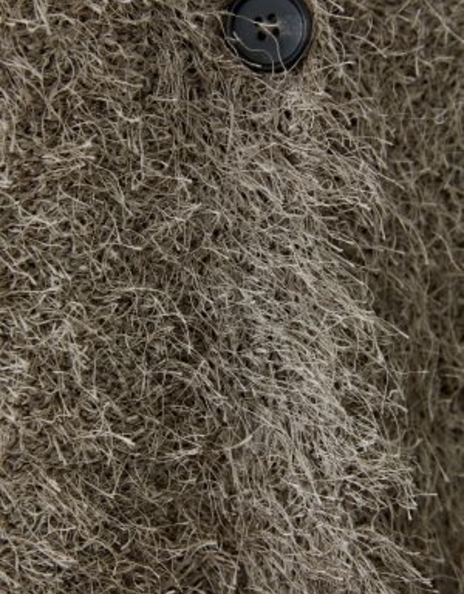 Oui Vest  Kort Smokey Taupe