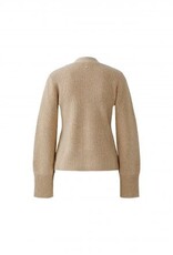 Oui Vest 86063 V Hals Beige Melee