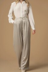 Kocca Pantalon Dolina Glans Satijn Grijs