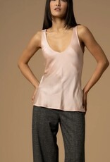 Kocca Top Hubald V-Hals Glans Oud Rosa