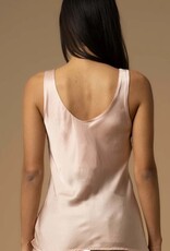 Kocca Top Hubald V-Hals Glans Oud Rosa