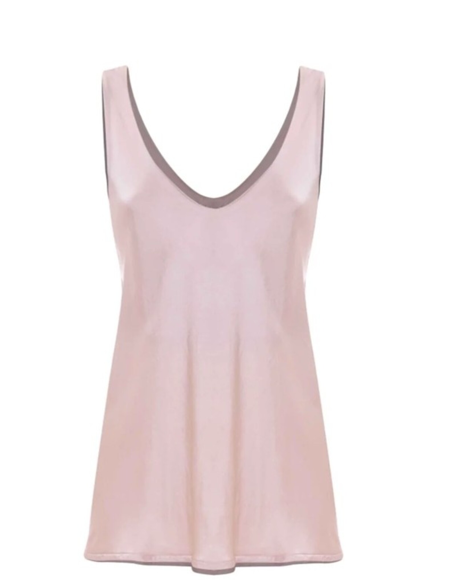 Kocca Top Hubald V-Hals Glans Oud Rosa