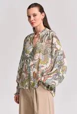 Princess goes Hollywood Blouse Smoke Flower Paisley Offwhite