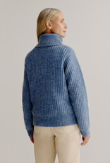 Josephine &CO Pullover Liesbeth Met Ritskraag French Blue