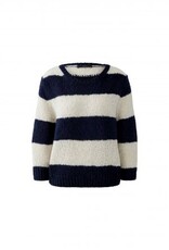 Oui Pullover 94307 Navy Creme