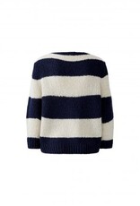 Oui Pullover 94307 Navy Creme