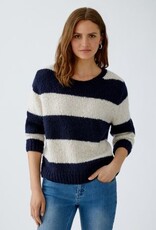 Oui Pullover 94307 Navy Creme