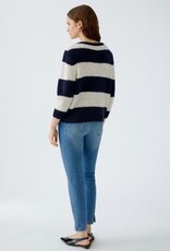 Oui Pullover 94307 Navy Creme