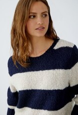 Oui Pullover 94307 Navy Creme
